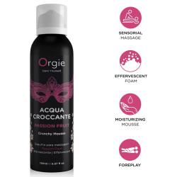 Orgie  Mousse de massage Fruit de la Passion Acqua Croccante 150ml
